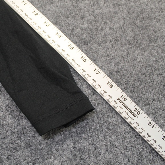 Nike Dri Fit Womens Tennis Top Black 3/4 Sleeve Athletic Shirt XL New With Tags - Picture 7 of 8